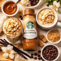 Starbucks Caramel Macchiato Blended Tastes Great Cold or Hot