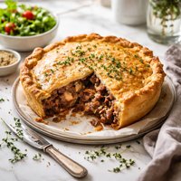 Steak and Cheese Pie