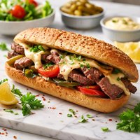 Steak and Cheese Sandwich