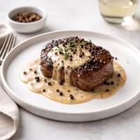 Steak Au Poivre Peppered Steaks with Cognac Cream Sauce