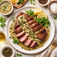 Steak Au Poivre Vert