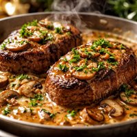 Steak Diane for Two