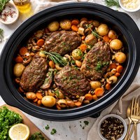 Steak Dinner in a Crock Pot