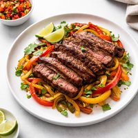 Steak Fajitas Citrus Garlic Chile Marinated Skirt Steak