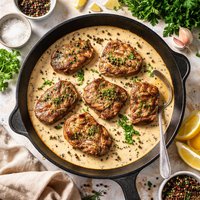 Steak in Pepper Cream