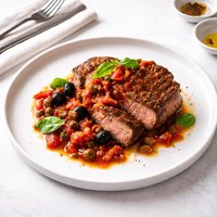 Steak in Pizzaiola Sauce