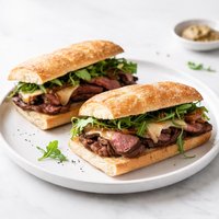 Steak Lovers Leftovers Sandwiches
