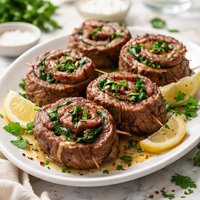 Steak Pinwheels Stuffed with Spinach and Bacon