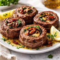 Steak Pinwheels W Sun Dried Tomato Stuffing
