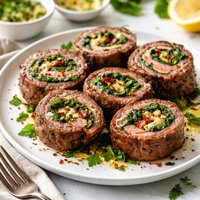 Steak Spinach Pinwheels