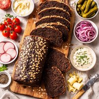 Steakhouse Black Bread Pumpernickel