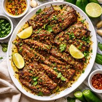 Steaks in Garlic Lime Marinade Palomilla