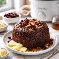 Steamed Cranberry Brown Bread Crock Pot