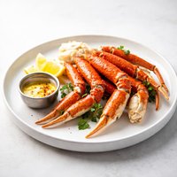 Steamed Snow Crab Legs