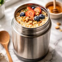 Steel Cut Oatmeal in a Thermos Overnight