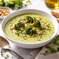 Stems of Broccoli Cream Soup