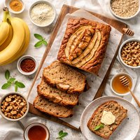 Stevia Whole Wheat Banana Bread