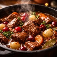 Stew with Cranberries Swedish Kalops