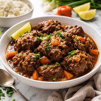 Stewed Oxtails Caribbean Style