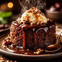 Sticky Date Pudding with Balsamic Caramel Sauce