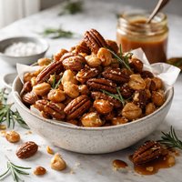 Sticky Gooey Caramel Nuts