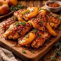 Sticky Peachy Chicken
