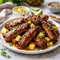 Sticky Pineapple Ribs