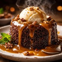 Sticky Toffee Pudding W Butterscotch Sauce