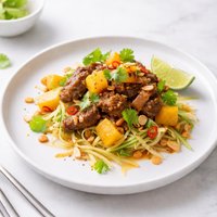 Stir Crazy Pork and Papaya