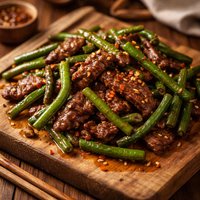 Stir Fried Beef with Green Beans