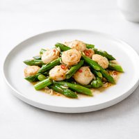 Stir Fried Scallops with Asparagus