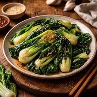 Stir Fried Sesame Bok Choy