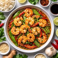 Stir Fried Shrimp in Garlic Sauce