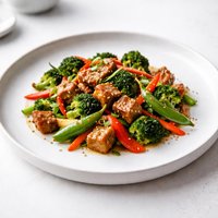 Stir Fried Tempeh and Vegetables