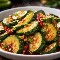 Stir Fried Zucchini Shanghai Style