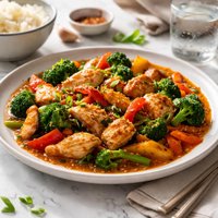 Stir Fry Chicken with Garlic Sauce