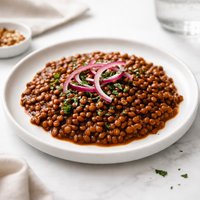Stove Top Barbecue Lentils