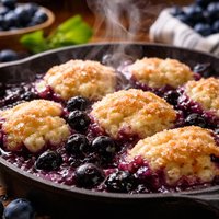 Stove Top Blueberry Slump