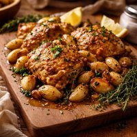 Stove Top Twenty Cloves of Garlic Chicken