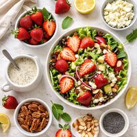 Strawberries and Poppy Seed Dressing