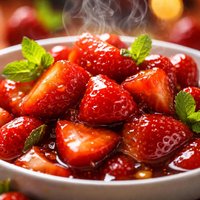 Strawberries to Die for with Cointreau Sauce
