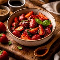 Strawberries with Balsamic