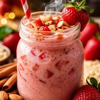 Strawberry Almond Horchata Mexico