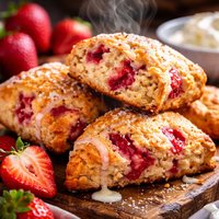 Strawberry and Cream Scones