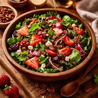 Strawberry and Greens Salad