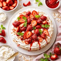 Strawberry Angel Food Cake Dessert