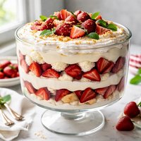 Strawberry Angel Trifle