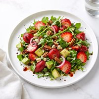Strawberry Avocado Salad with Balsamic Dressing