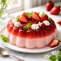 Strawberry Bavarian Jello