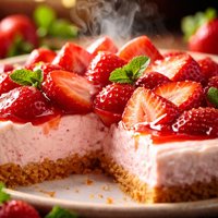 Strawberry Bavarian Pie